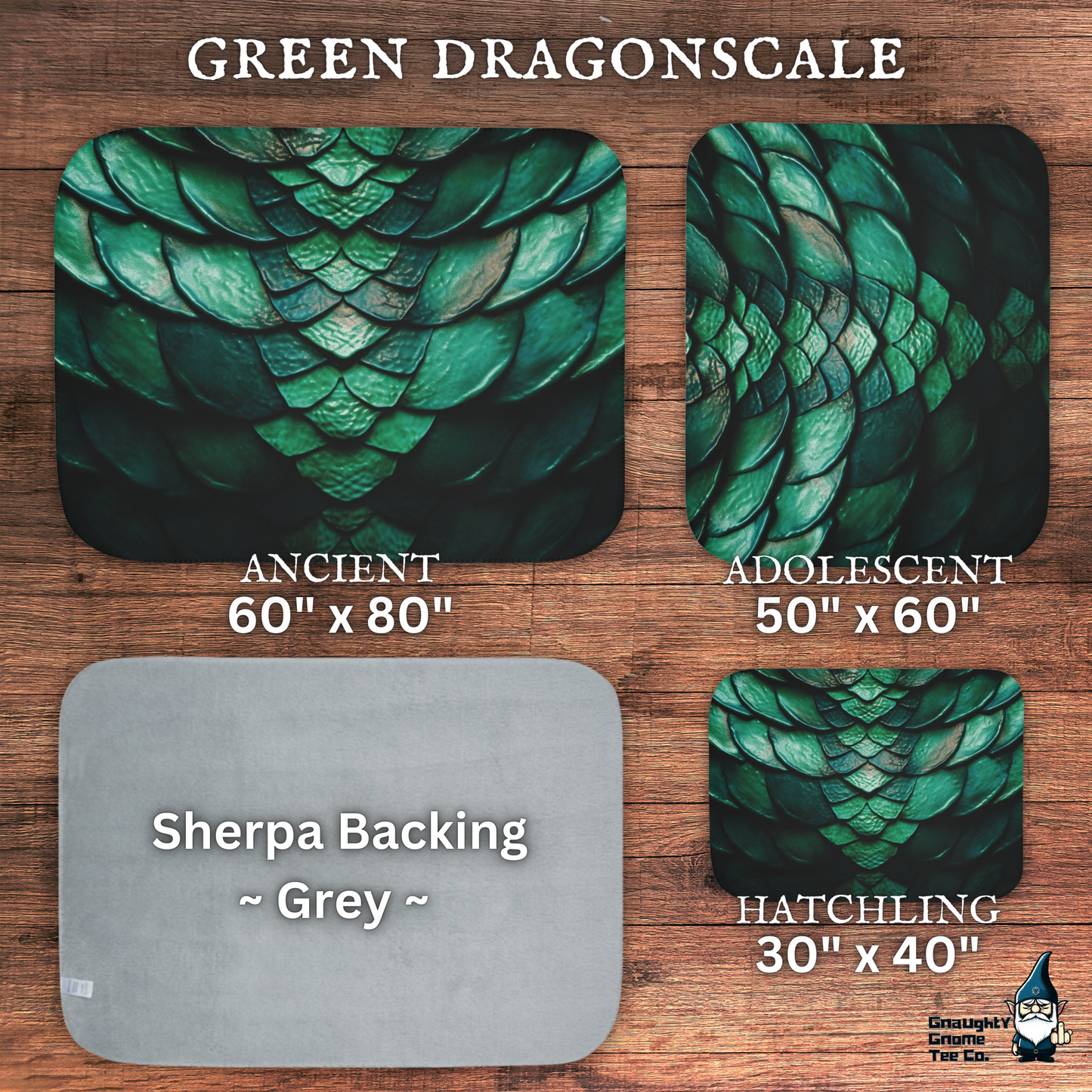 Dragonscale Blankets | Cozy Fantasy Throws for Gaming, Home Decor and Great Gifts for Dragon Lovers of All Ages | 6 Colors, 3 Sizes