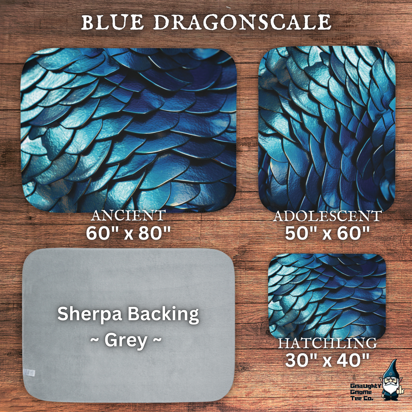 Dragonscale Blankets | Cozy Fantasy Throws for Gaming, Home Decor and Great Gifts for Dragon Lovers of All Ages | 6 Colors, 3 Sizes