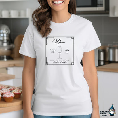 Cocktail Recipe T-shirt - Mimosa