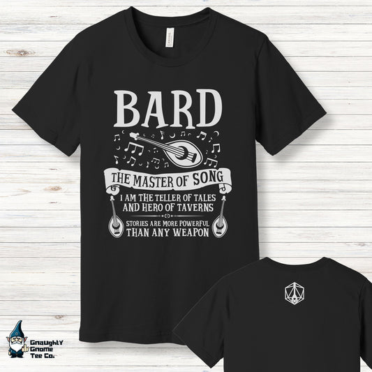 DnD BARD T-shirt - The Master of Song