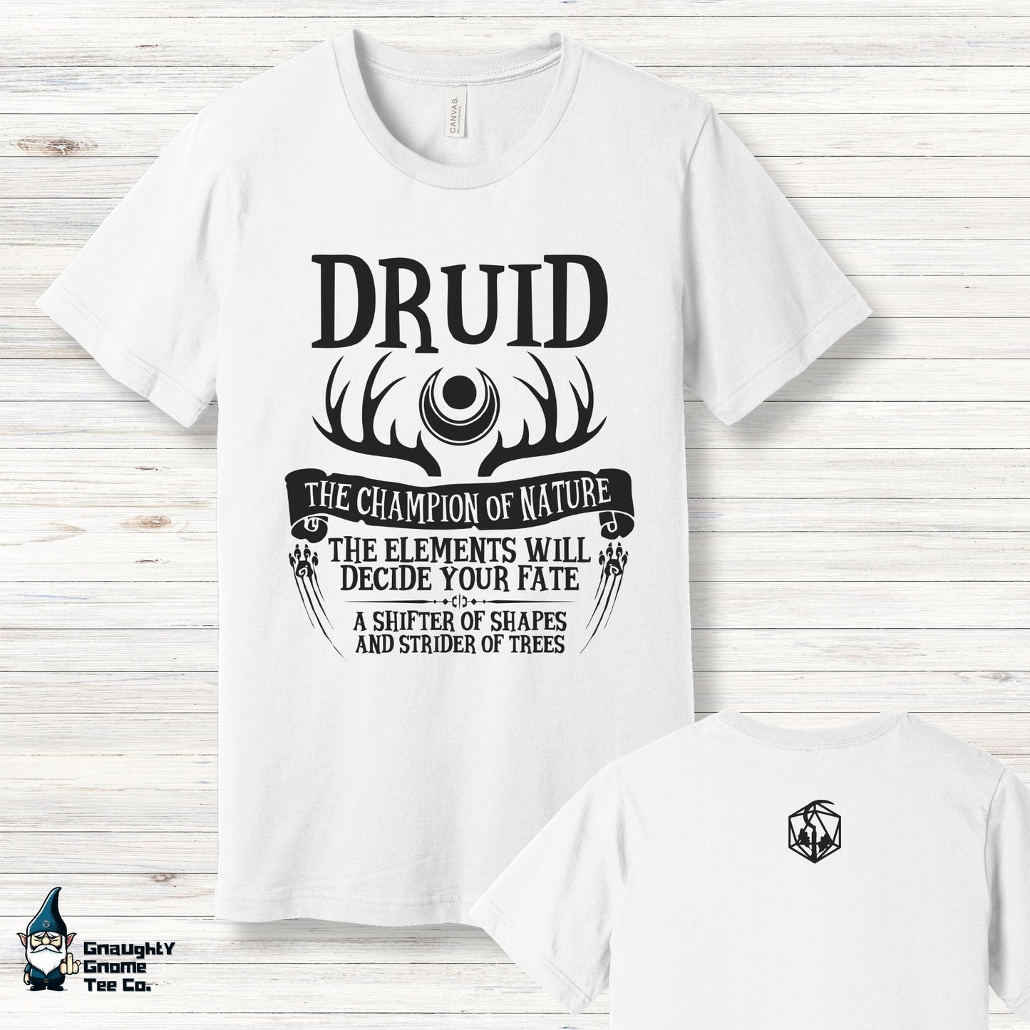 DnD DRUID T-shirt - The Champion of Nature