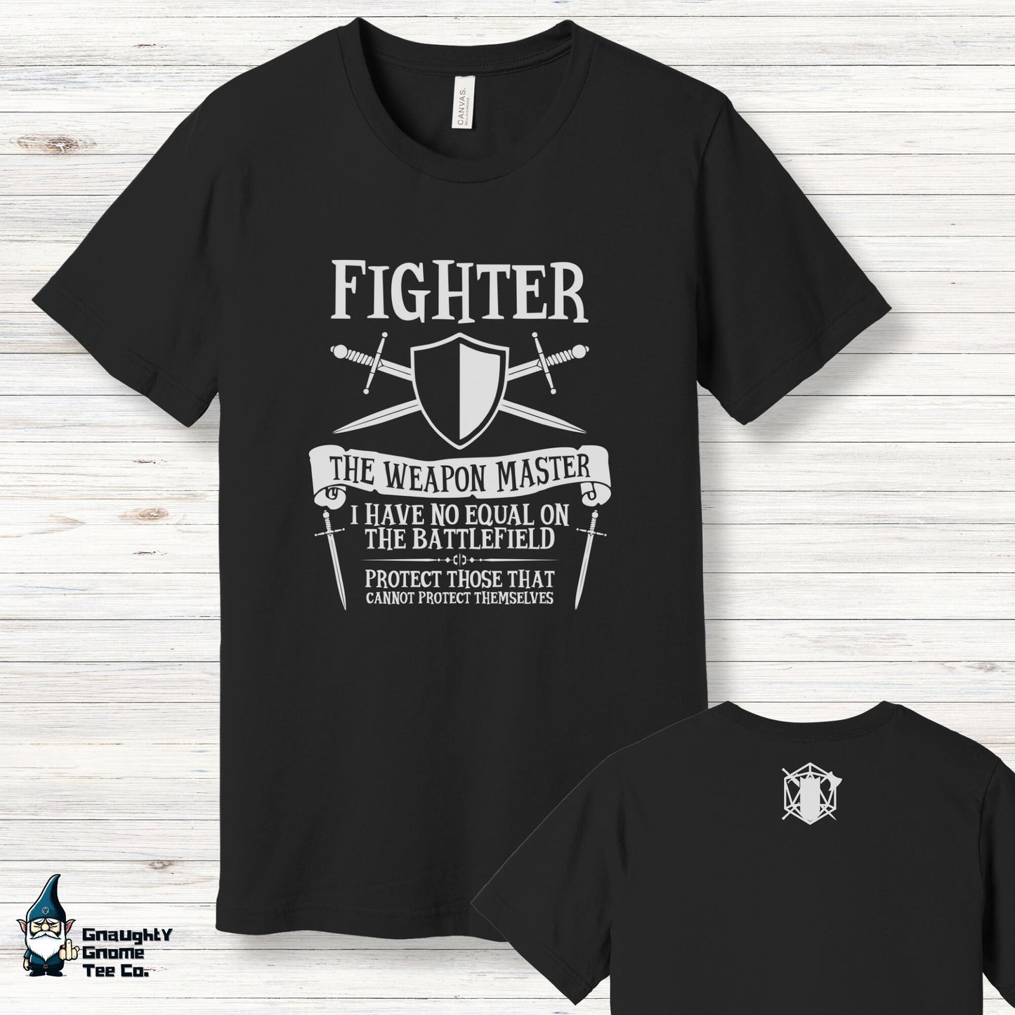 DnD FIGHTER T-shirt - The Weapon Master