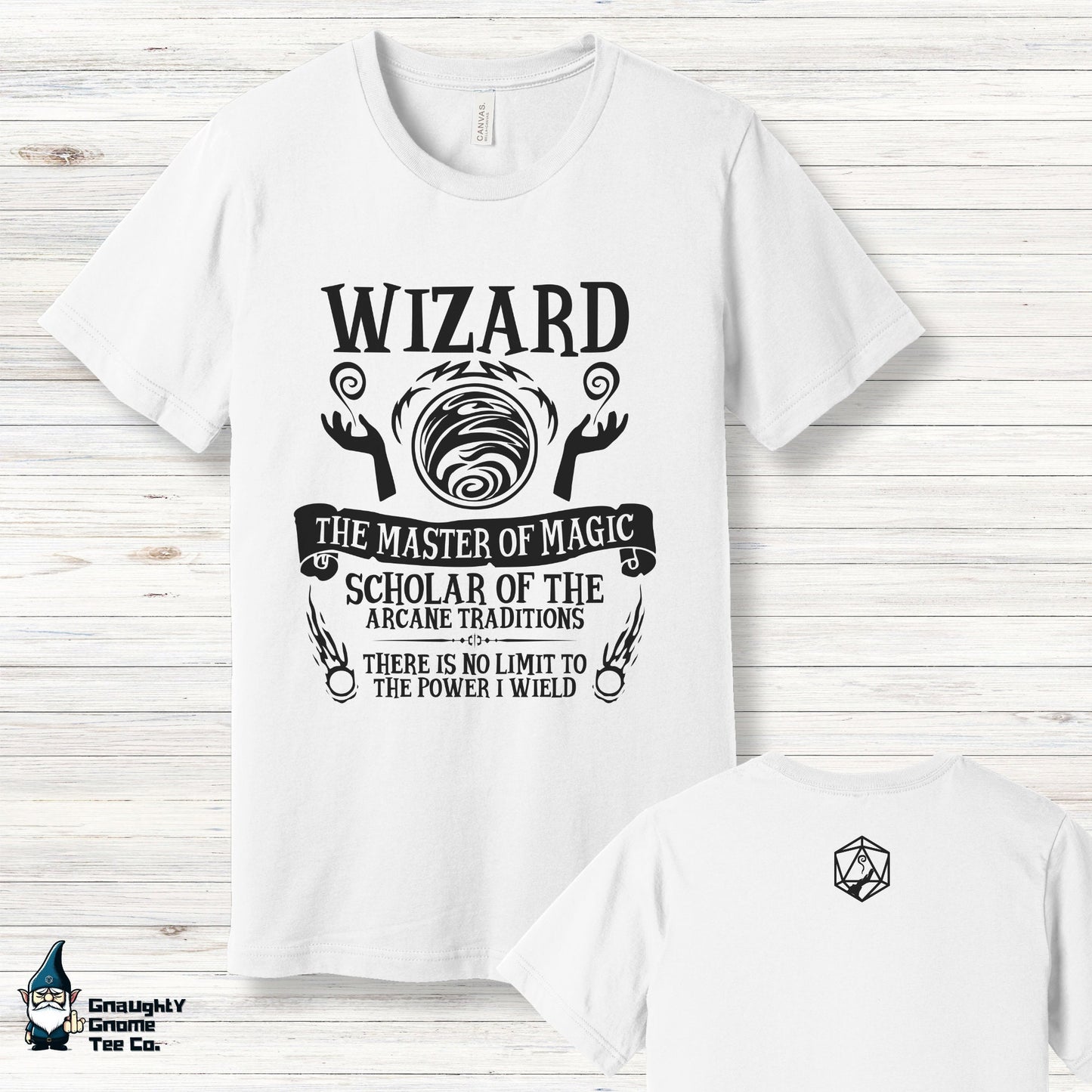 DnD WIZARD T-shirt - The Master of Magic