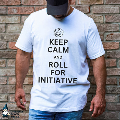 DnD Lifestyle T-shirt - Keep Calm and Roll for Initiative