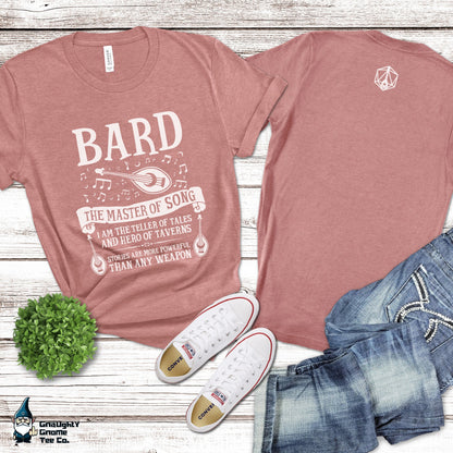 DnD BARD T-shirt - The Master of Song