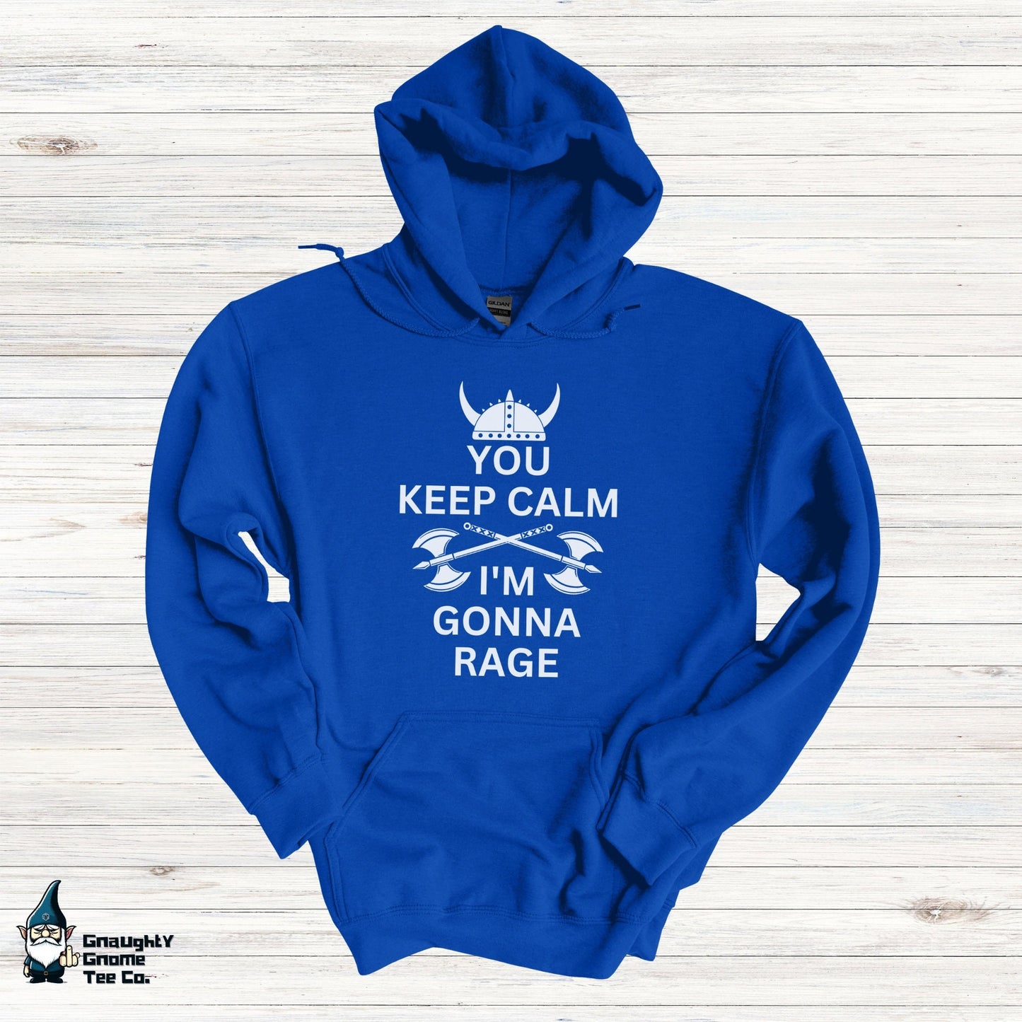 DnD BARBARIAN Hoodie - You Keep Calm. I'm Gonna Rage