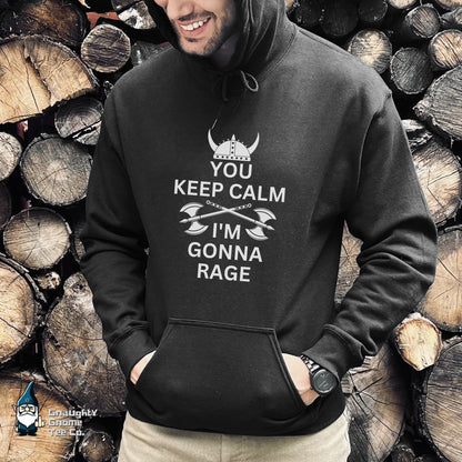 DnD BARBARIAN Hoodie - You Keep Calm. I'm Gonna Rage