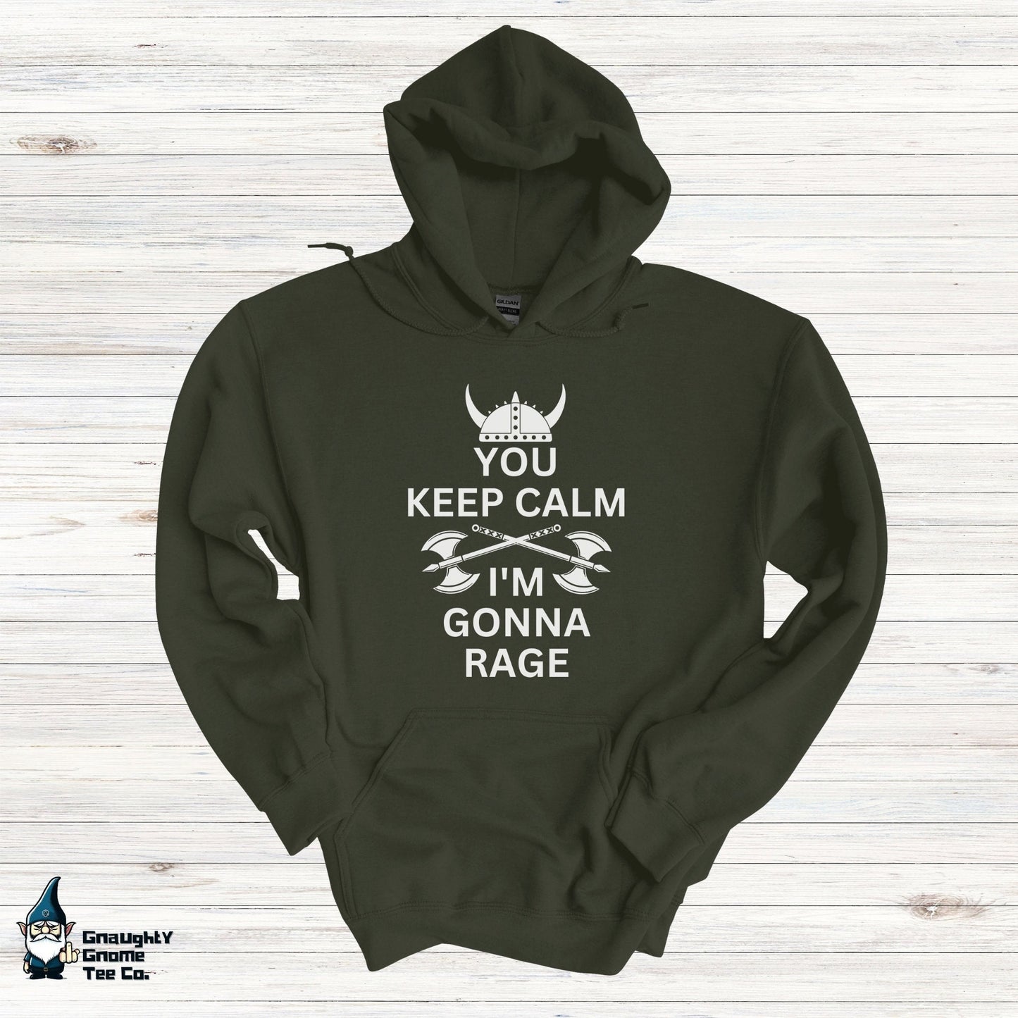 DnD BARBARIAN Hoodie - You Keep Calm. I'm Gonna Rage