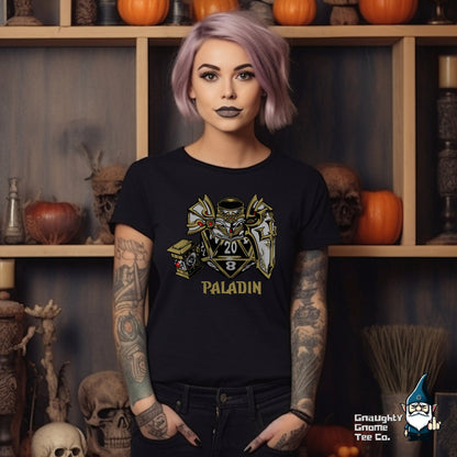 DnD PALADIN T-shirt - D20 Style