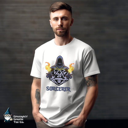 DnD SORCERER T-shirt - D20 Style