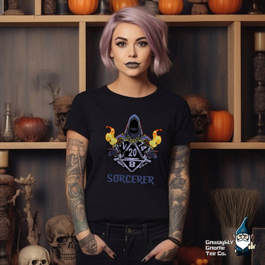 DnD SORCERER T-shirt - D20 Style