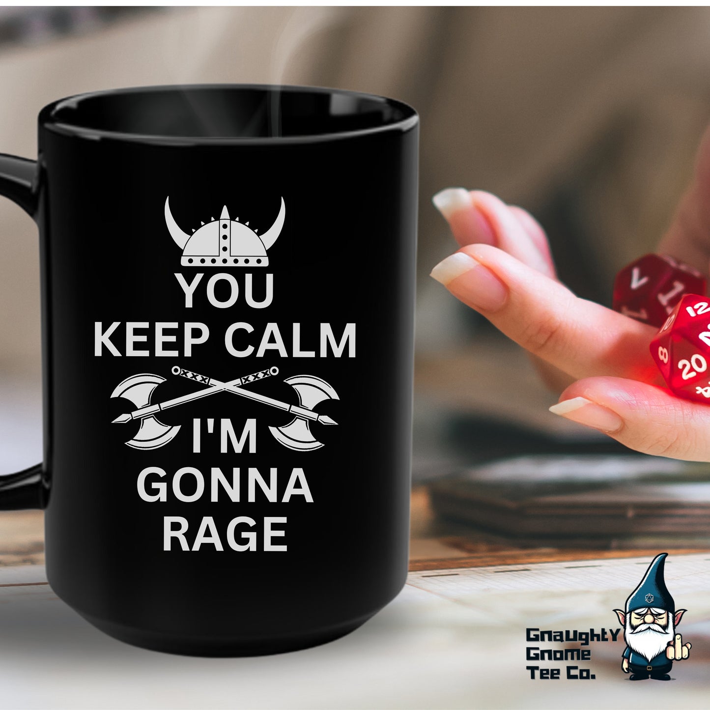 DnD BARBARIAN Mug - You Keep Calm I'm Gonna Rage