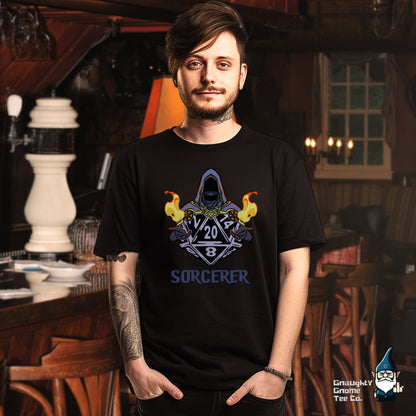 DnD SORCERER T-shirt - D20 Style