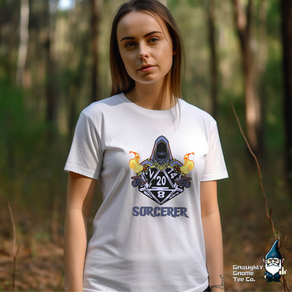 DnD SORCERER T-shirt - D20 Style