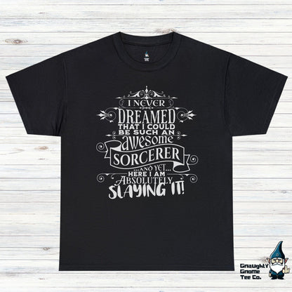 DnD SORCERER T-shirt - I Never Dreamed...