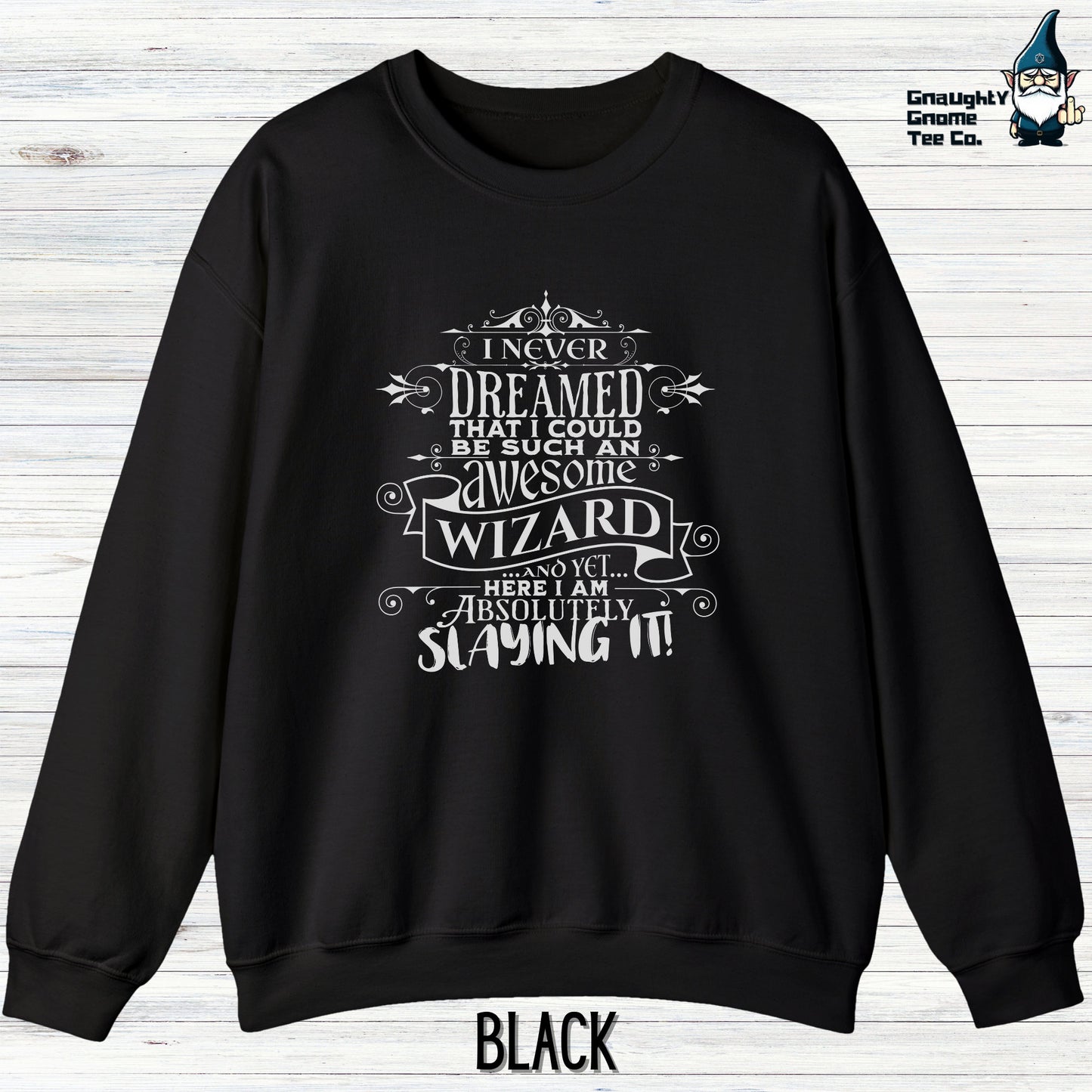 DnD WIZARD Sweatshirt - I Never Dreamed...