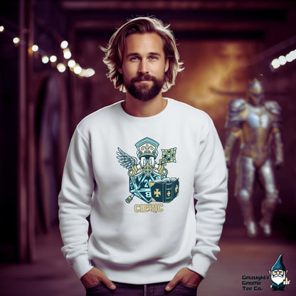 DnD CLERIC Sweatshirt - D20 Class Style - Available in 12 Colours