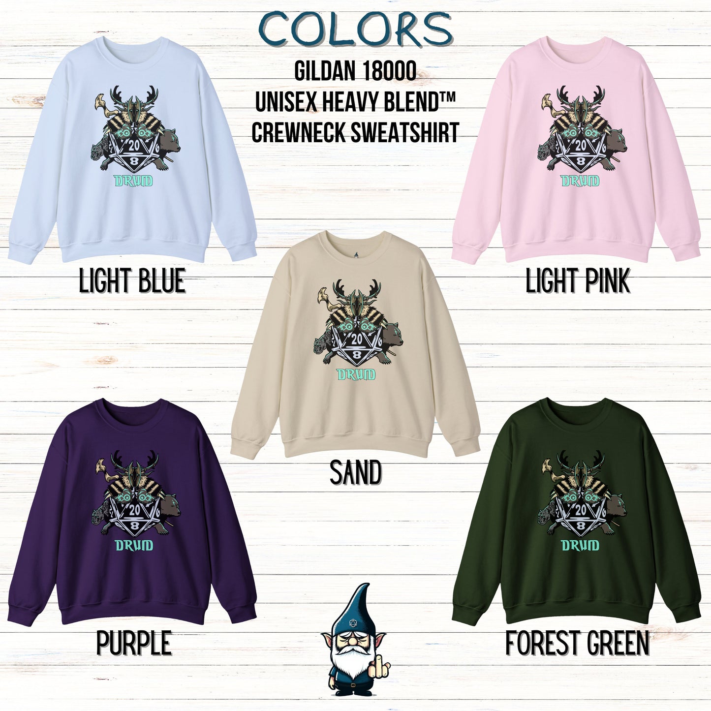 a group of four sweatshirts with different colors