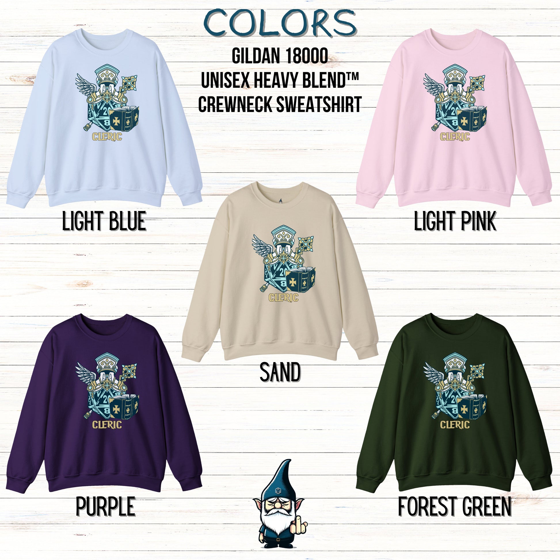 a group of four sweatshirts with different colors