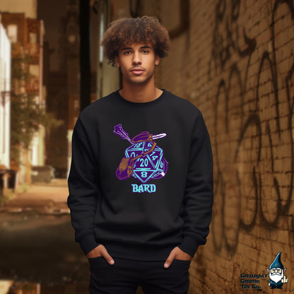 DnD BARD Sweatshirt - D20 Class Style - Available in 12 Colours