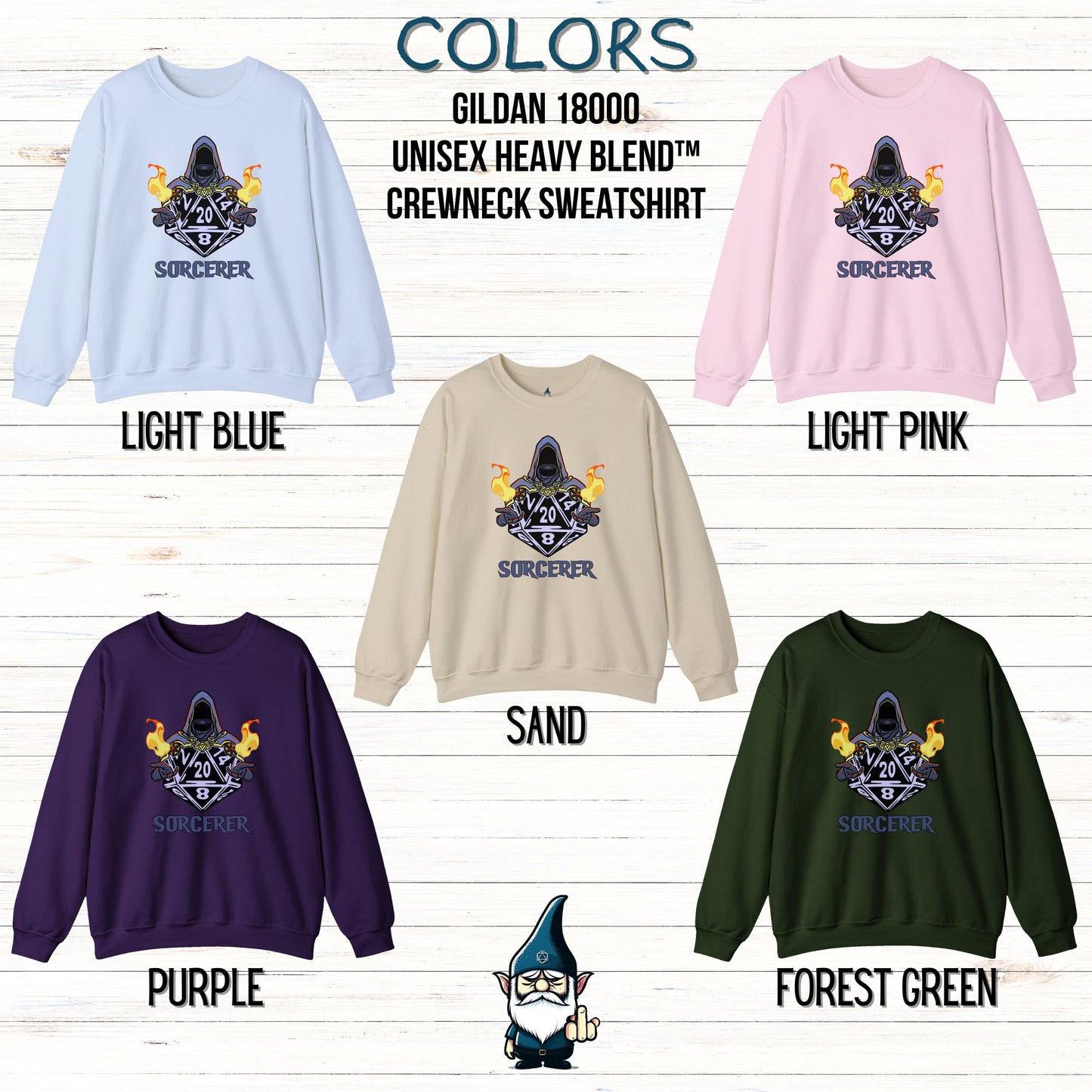 a group of sweatshirts with different colors on them